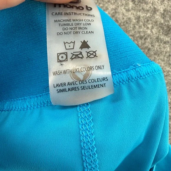 Mono b Pace Rival Skirt Women Large Blue Athletic Tennis Golf Skort - Picture 10 of 13